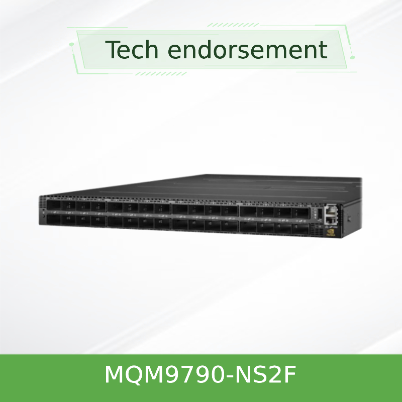 سوئیچ شبکه Mellanox MQM9790-NS2F (920-9B210-00FN-0D0) Quantum-2 NDR با 64 پورت 400Gb/S، 32 محفظه OSFP، بدون مدیریت، Power-To-Connector P2C