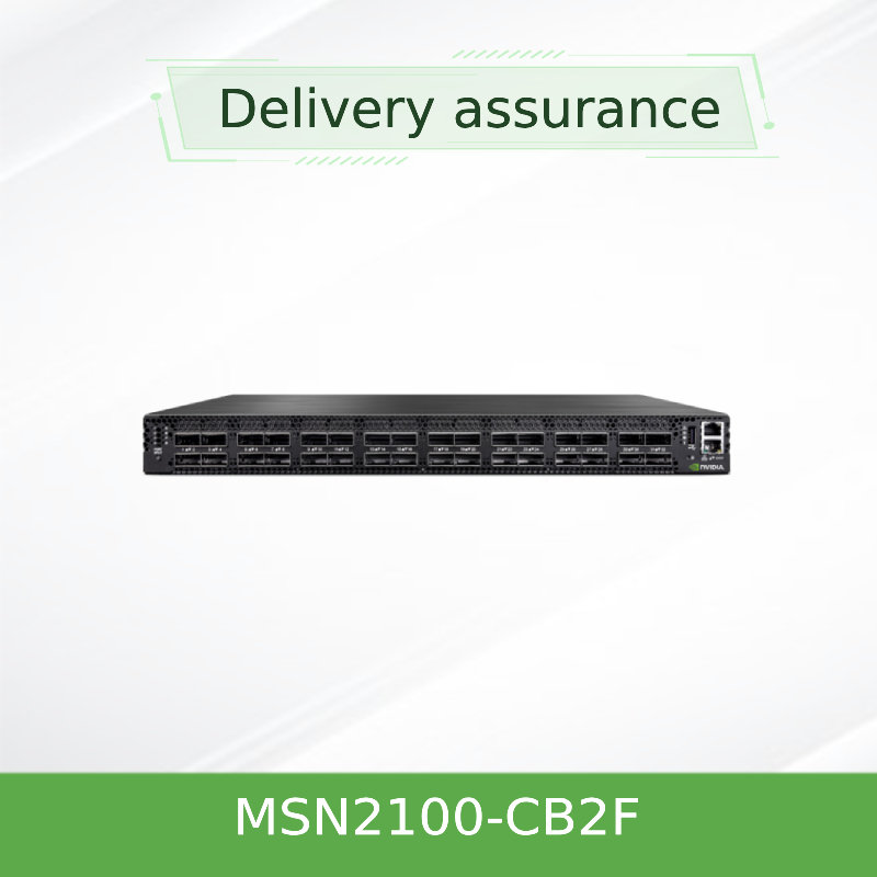 سوئیچ 2 هسته ای با عمق کوتاه Mellanox SN2000 MSN2100-CB2F 100GbE 1U 16 پورت QSFP28 2 منبع تغذیه AC X86