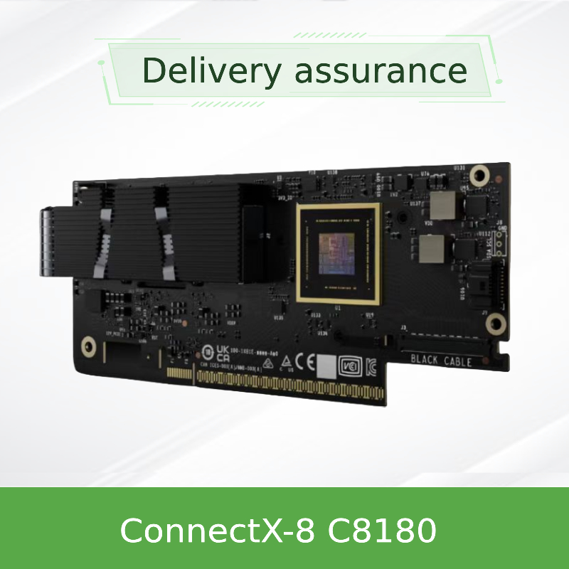Nvidia Connectx-8 آداپتور C8180 (900-9X81E-00EX-DT0) Single-Cage Osfp Infiniband: 800gbs Xdr Ib