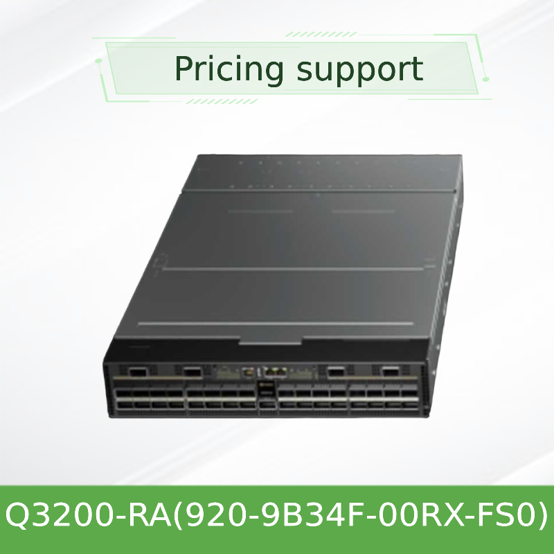 دو سوئیچ اینفینی‌بند XDR با پشتیبانی از VLAN بر اساس Nvidia Q3200-Ra Quantum-3 با 2U، 36 پورت XDR و 18 محفظه OSFP