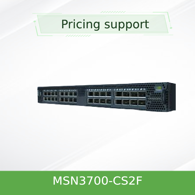لوازم سوئیچ شبکه ملانوکس (AC) MSN3700-CS2F با عمق استاندارد CPU P2C ریل جریان هوا