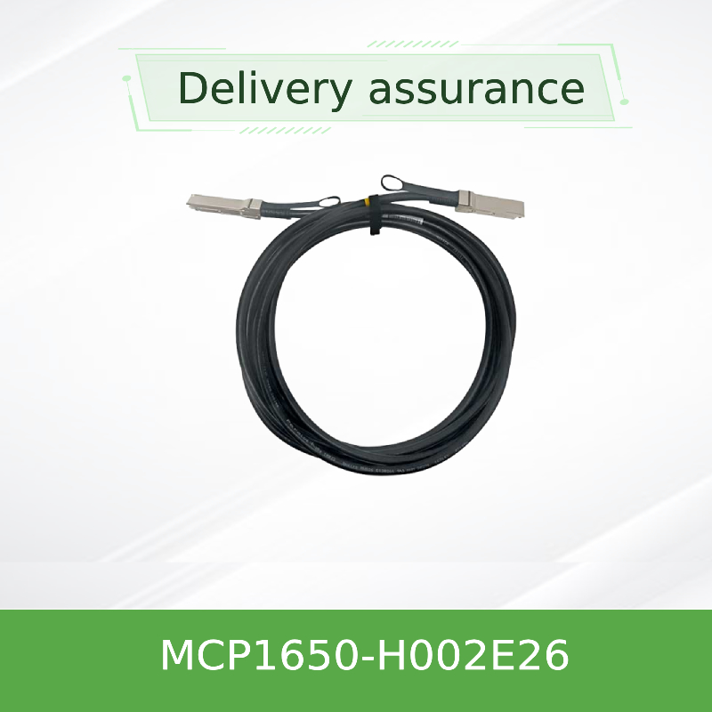 MCP1650-H002E26 ((980-9I549-00H002) کابل Mellanox Dac مس منفعل Ib HDR تا 200GB / S Qsfp56 2M