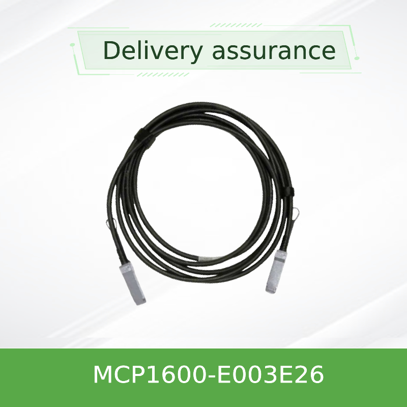 کابل مسی اتصال مستقیم MCP1600-E003E26 InfiniBand EDR تا 100Gb/S QSFP28 3m مشکی 26AWG