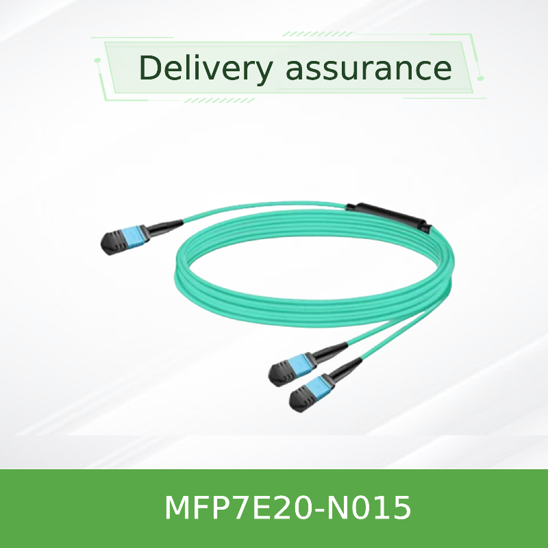 کابل Mellanox MFP7E20-N015 Multimode MPO-12/APC به 2x MPO-12/APC کابل فیبر منفعل، 15m