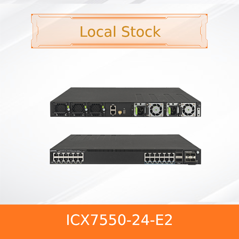 سوئیچ پیشرفته Ruckus Icx7550-24-E2 با 24 پورت برای اتصال بی سیم