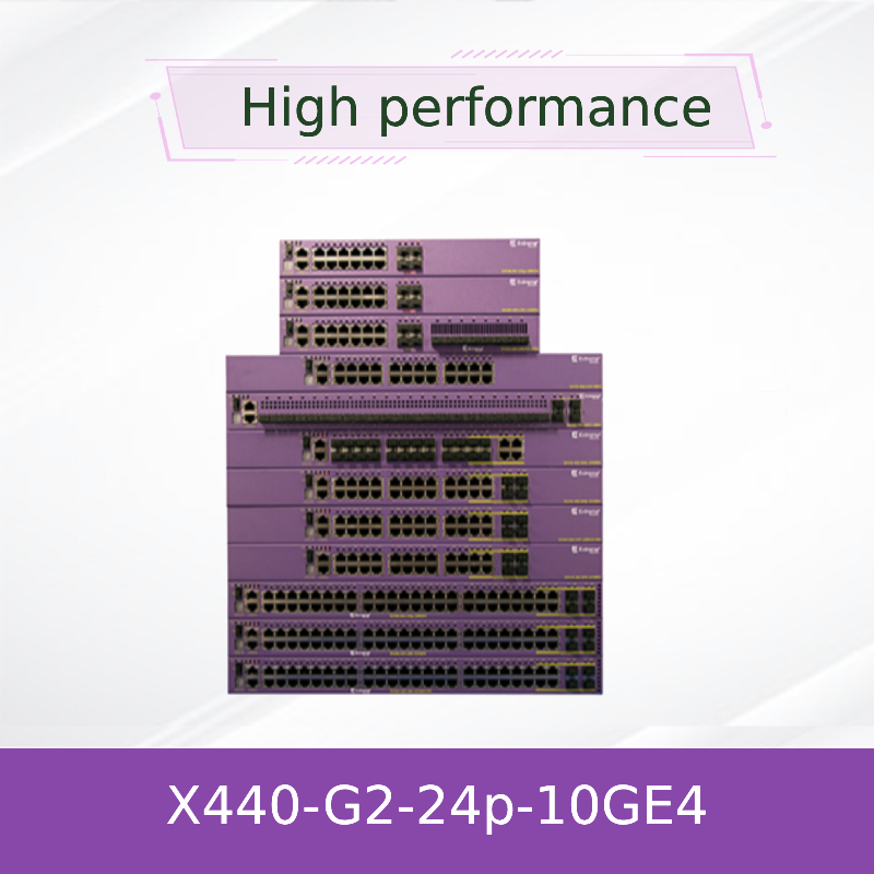سوئیچ 10GE4 مقیاس‌پذیر AVB Extreme Networks X440 G2 24T X440-G2-24p-10GE4 جدید و اصلی