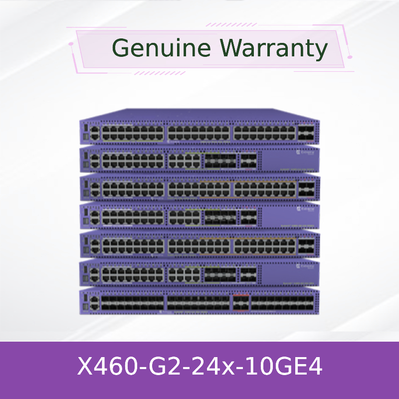 High Performance Stacking Extreme Network AVB Switch Summit X460-G2-24x-10GE4-Base جدید و اصلی