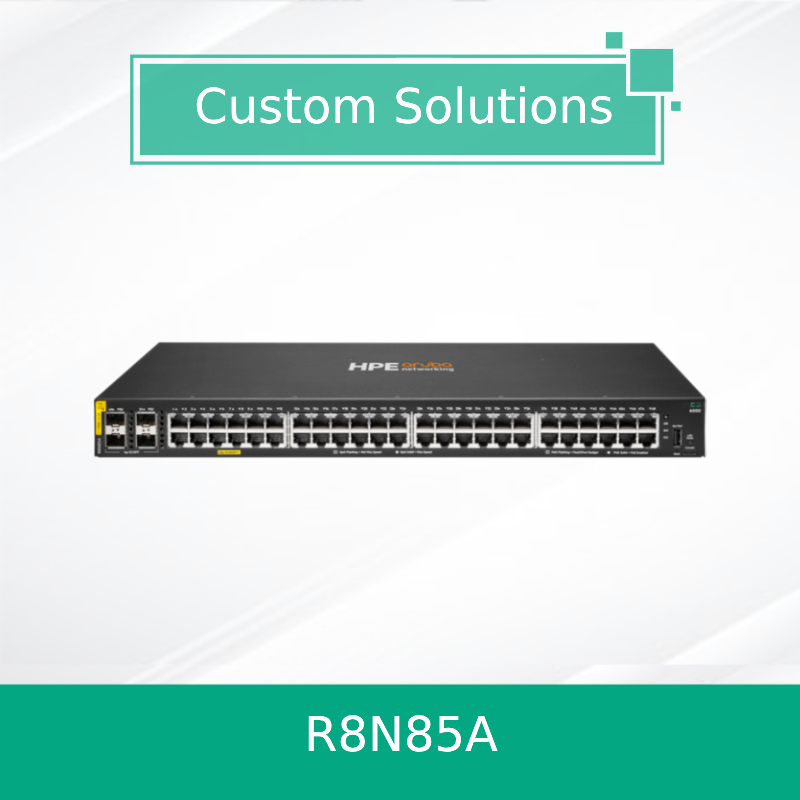 Hpe Aruba Networking Cx 6000 48g Class4 Poe 4SFP 370W سوئیچ (R8N85A)