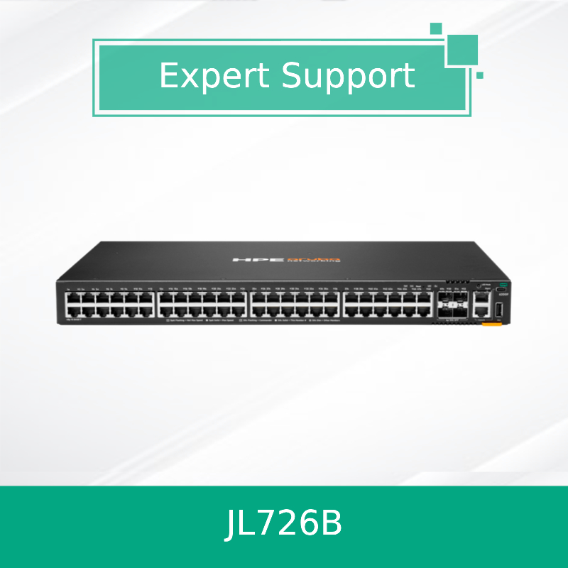 سوئیچ HPE Aruba Networking Cx 6200f 48g 4SFP+ (JL726B) اورجینال و کاملاً نو