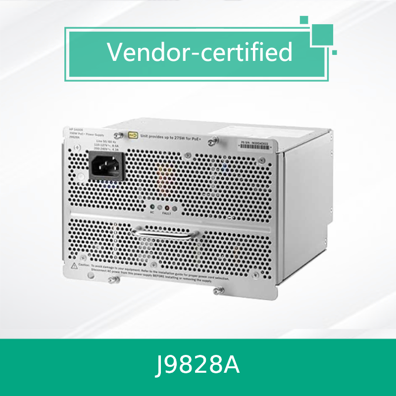 سوئیچ شبکه J9828A کاملاً نو با 5400r 700W Poe+ اصلی Zl2 با عملکردهای Snmp و Qos
