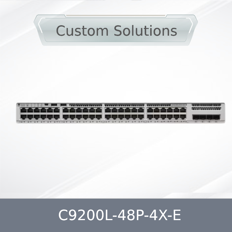 نسخه اصلی جدید در سهام C9200L-48p-4X-E سیسکو Cata Lyst 9200L 48 Port Poe+ 740W 4X10g Uplink، سوئیچ شبکه
