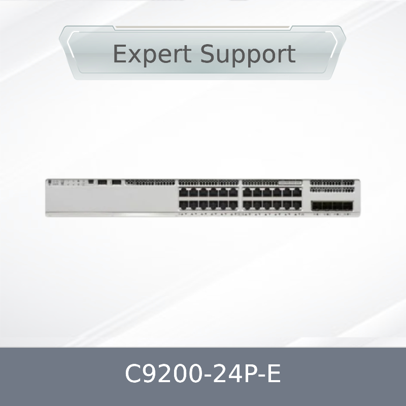 اصلی C9200-24p-E 9200 Layer 2 Ethernet 24 Port Poe Network Switch با عملکرد Qos