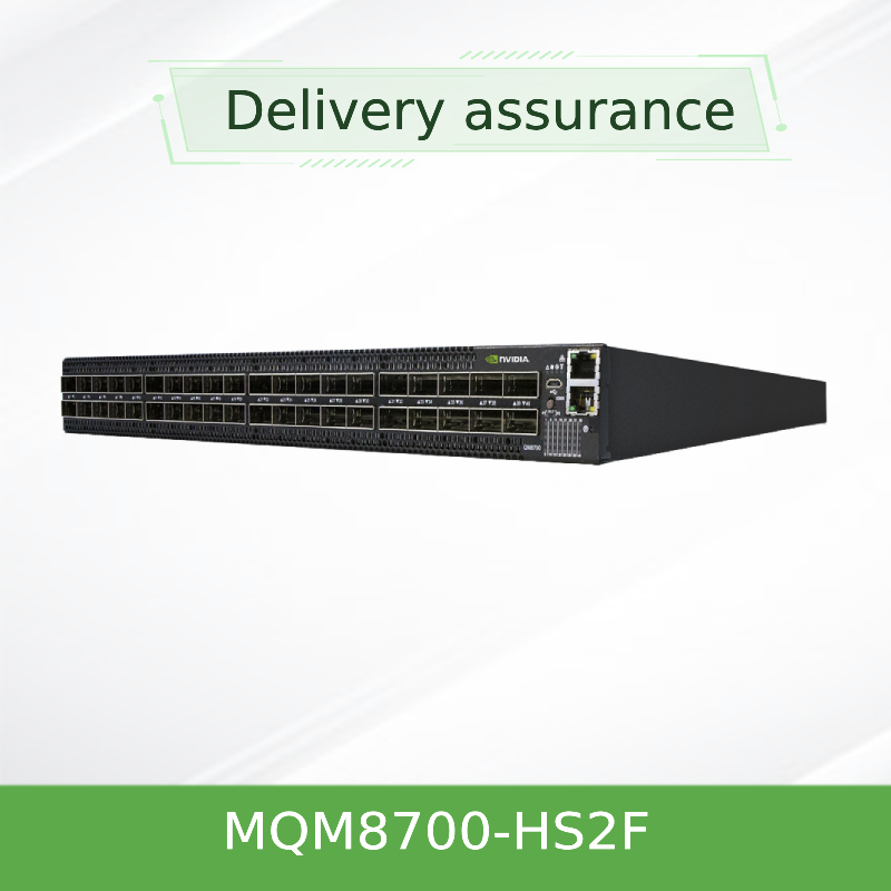NVIDIA Quantum MQM8700-HS2F 200G InfiniBand Switch 40-Port با جریان هوا P2C