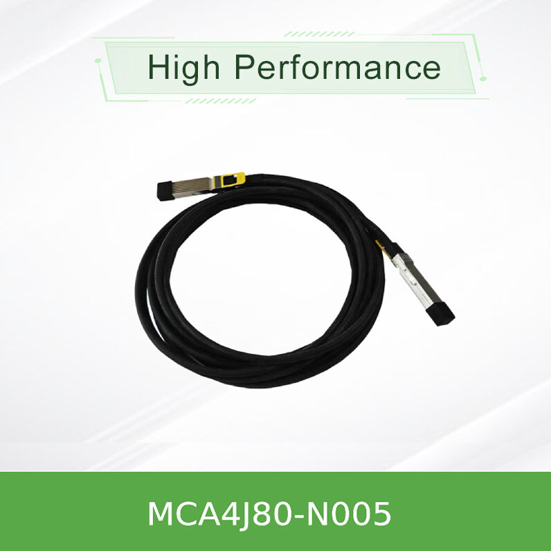 کابل مسی اتصال مستقیم پسیو دو پورت 800 گیگابیت بر ثانیه NVIDIA Mellanox MCP4Y10-N002 – 2 متر، NDR InfiniBand و 400GbE، توان نزدیک به صفر، کمترین تأخیر