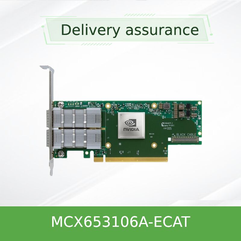 NVIDIA mellanox ConnectX-6 MCX653106A-ECAT 100Gb / s دو پورت InfiniBand Adapter Ethernet قابل استفاده