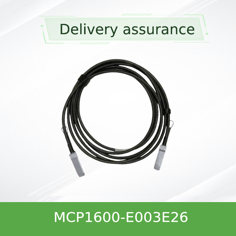 Mellanox MCP1600-E003E26 100Gb/s کابل DAC غیرفعال QSFP28 – 3 متر، 26 AWG، InfiniBand EDR و 100GbE سازگار