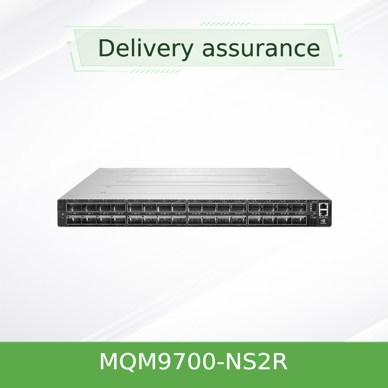 NVIDIA Quantum-2 MQM9700-NS2R 400Gb / s InfiniBand Switch ️ NDR 64 پورت ، جریان هوا C2P ، مدیریت در هواپیما