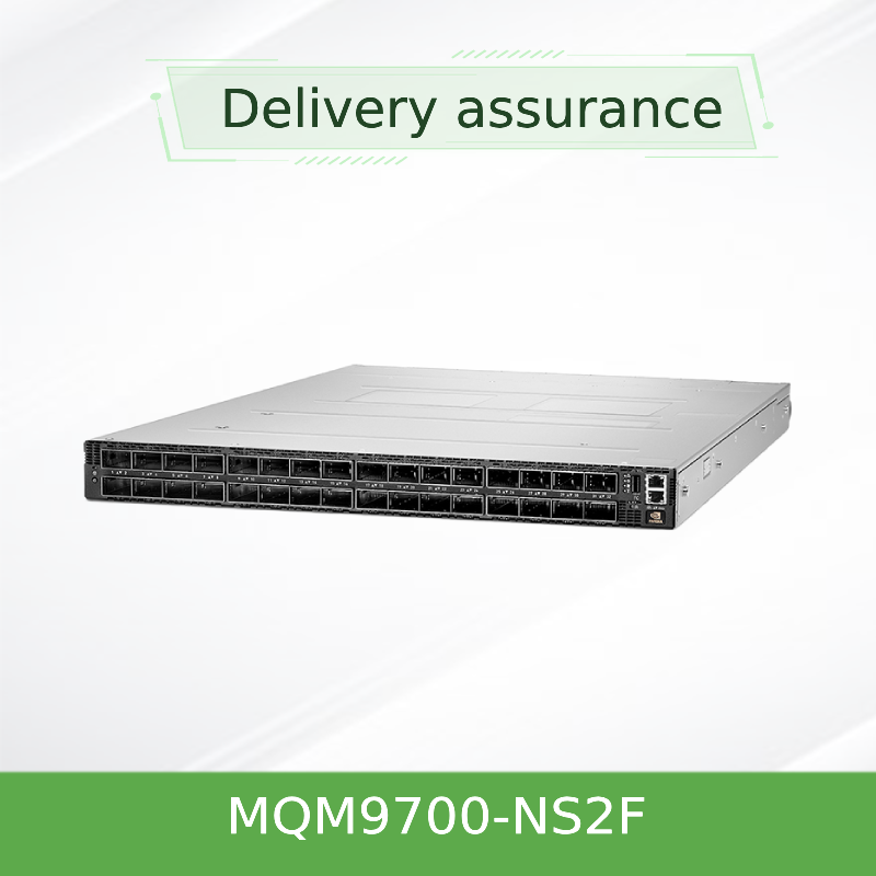 NVIDIA Quantum-2 MQM9700-NS2F 400Gb / s InfiniBand Switch ️ NDR 64 پورت ، جریان هوا P2C ، مدیریت در هواپیما