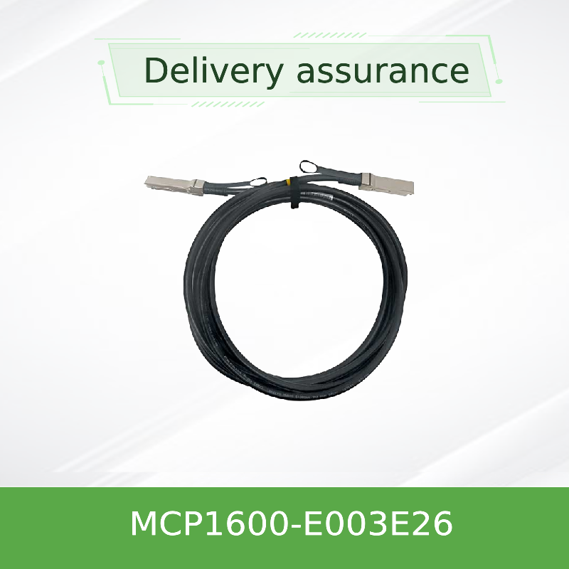 Mellanox MCP1600-E003E26 100Gb/s QSFP28 Passive DAC Cable – 3m, 26AWG, EDR InfiniBand