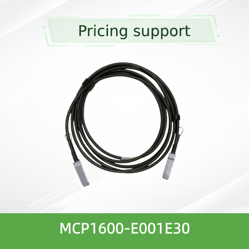 Mellanox MCP1600-E001E30 100Gb/s QSFP28 کابل DAC غیرفعال 1m، 30AWG، EDR InfiniBand